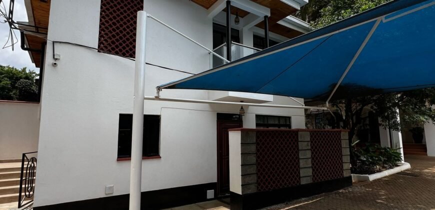 5-Bedroom Remodeled House for Rent in a Gated Community – Loresho