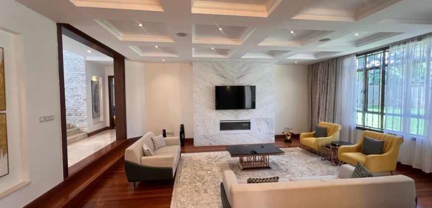 Fully Furnished 5 bedrooms with 2sqs all ensuite house to let in the leafy suburbs of runda.