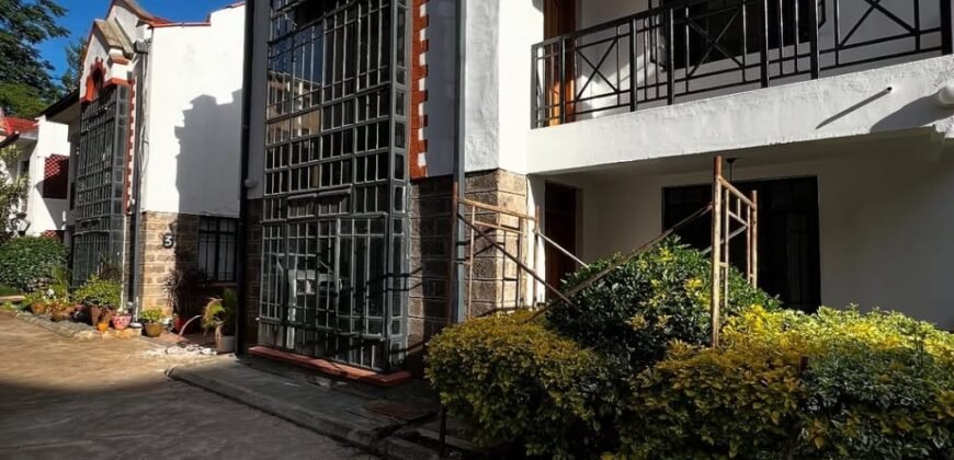4 bedroom plus Dsq townhouse to let in a gated community