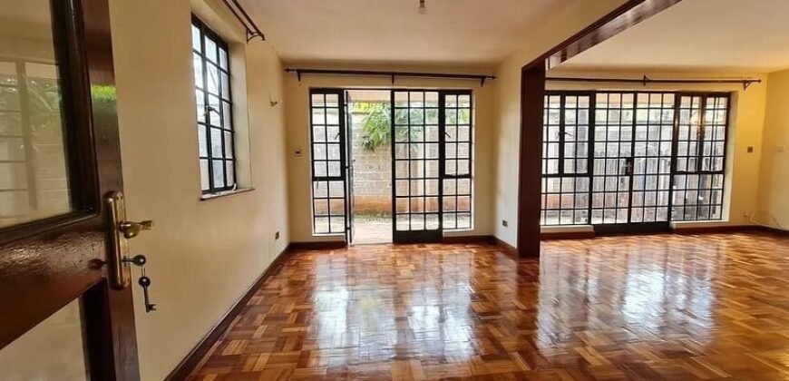 TOWNHOUSE TO LET IN KILIMANI